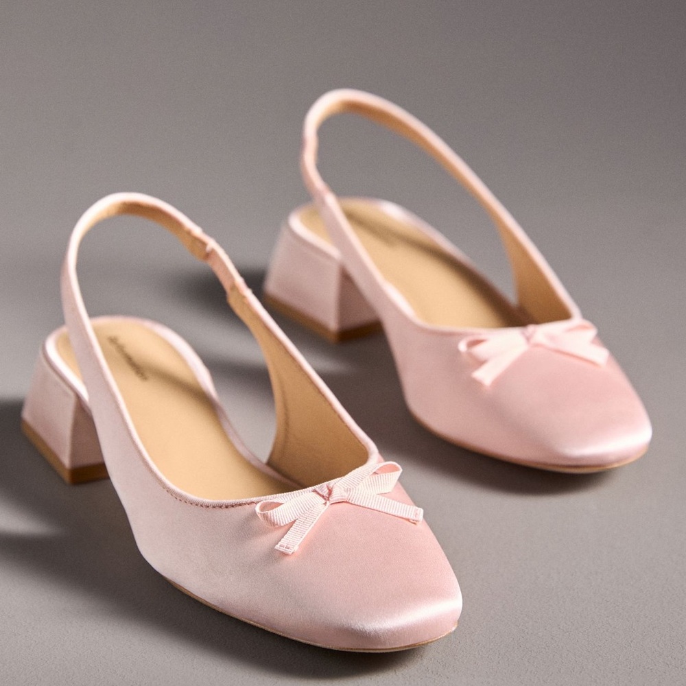 NWT reformation margarita sling back heels